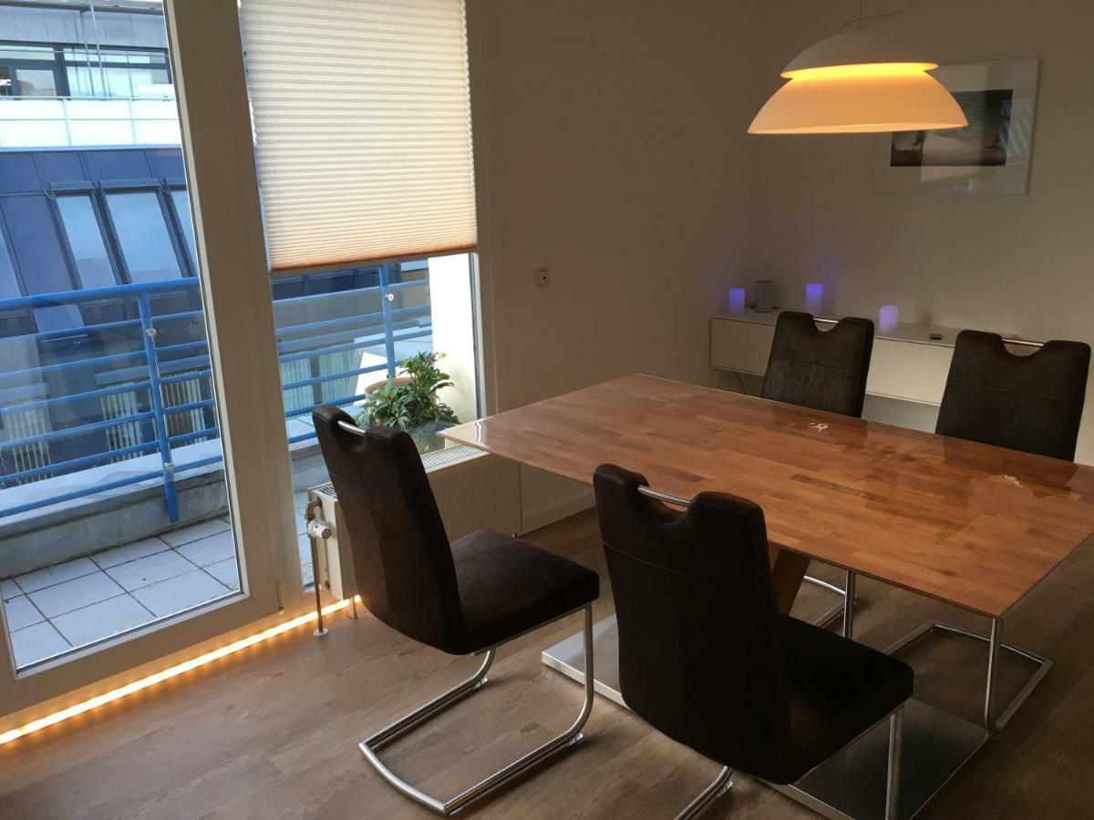 Moderne Wohnung ไลป์ซิก ภายนอก รูปภาพ